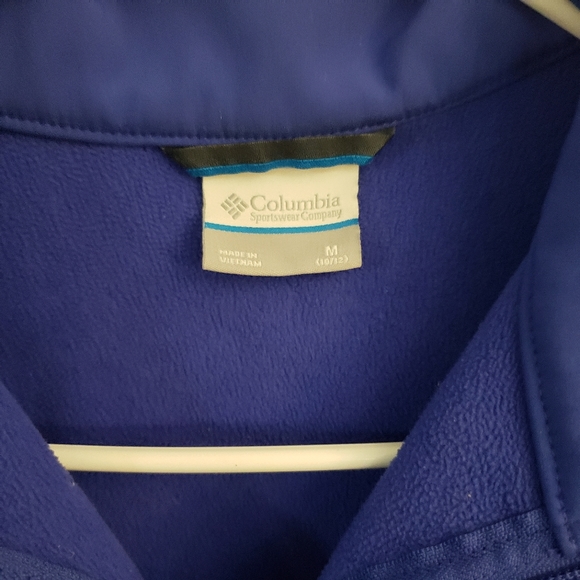 Girls Columbia Purple jacket 10/12 - Picture 3 of 3